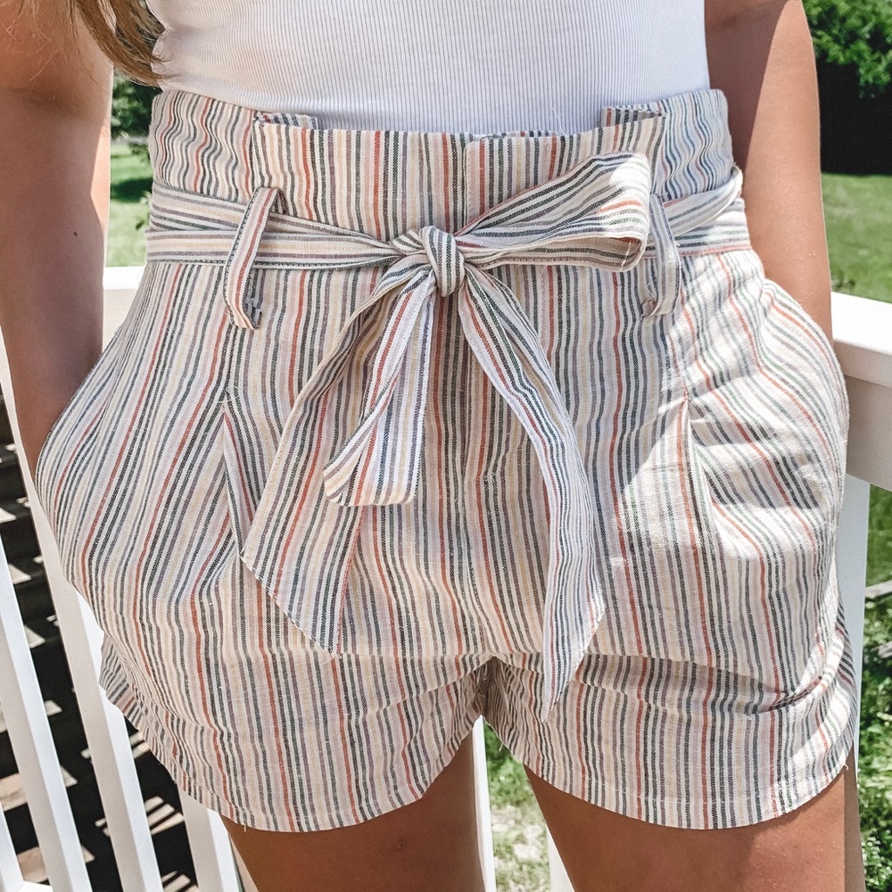Cassidy Paper Bag Waist Shorts